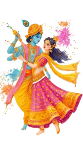 Radha and Krishna — classical Indian painting