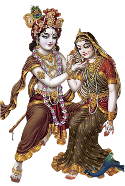 Radha and Krishna figurine